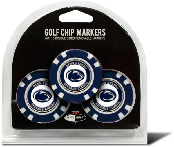 Team Golf Penn State Nittany Lions Poker Chips Ball Markers - 3-Pack