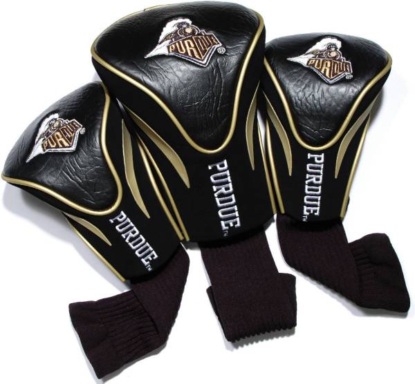 Team Golf Purdue Boilermakers Contour Headcovers - 3-Pack