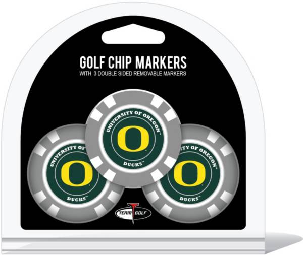 Team Golf Oregon Ducks Poker Chips Ball Markers - 3-Pack