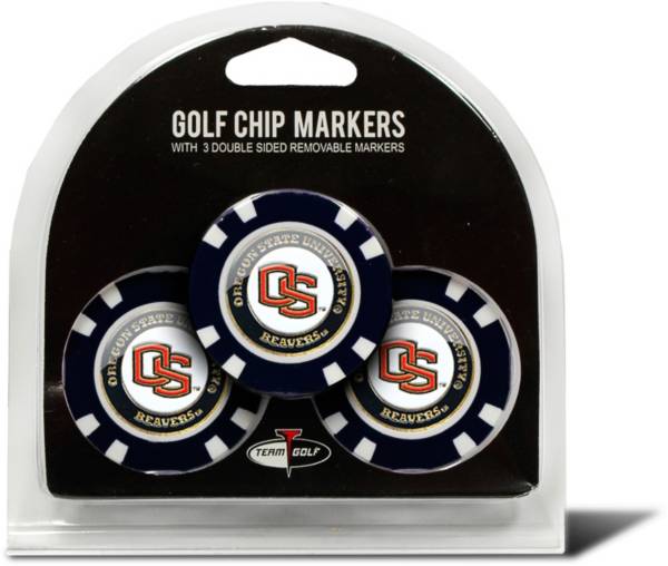 Team Golf Oregon State Beavers Poker Chips Ball Markers - 3-Pack