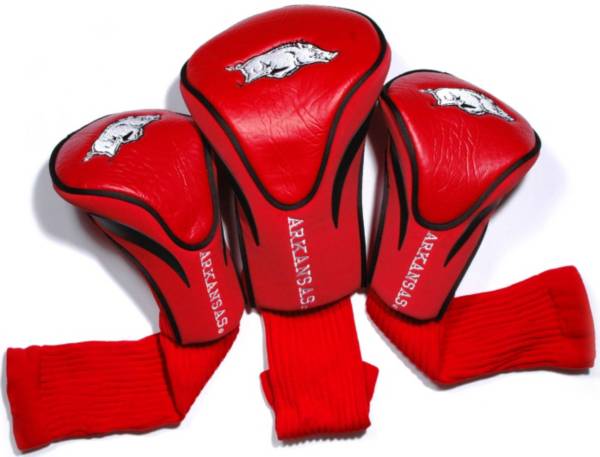 Team Golf Arkansas Razorbacks Cardinal Contour Headcovers - 3-Pack