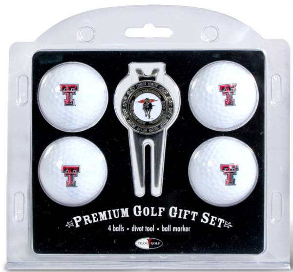 Team Golf Texas Tech Red Raiders 4-Ball Gift Set product image