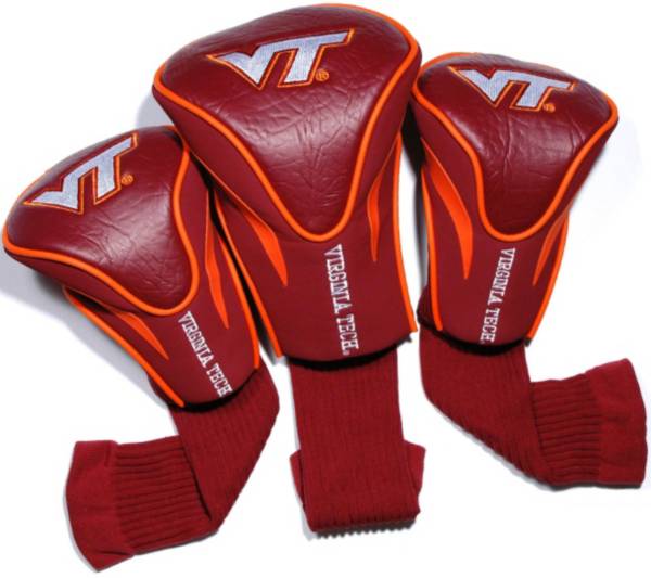 Team Golf Virginia Tech Hokies Contour Headcovers - 3-Pack