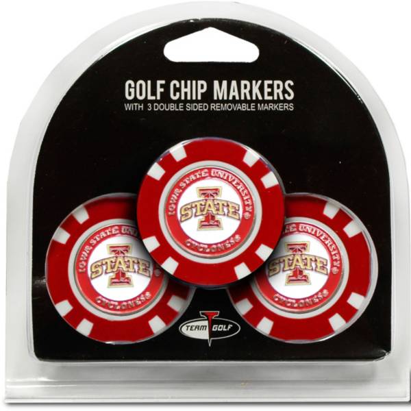 Team Golf Iowa State Cyclones Poker Chips Ball Markers - 3-Pack