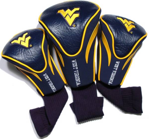 Team Golf West Virginia Mountaineers Contour Headcovers - 3-Pack
