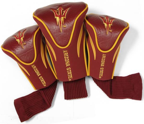 Team Golf Arizona State Sun Devils Maroon Contour Headcovers - 3-Pack