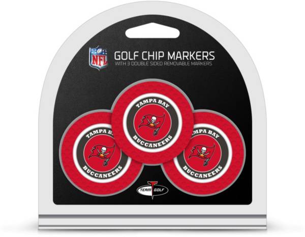 Team Golf Tampa Bay Buccaneers Poker Chips Ball Markers - 3-Pack