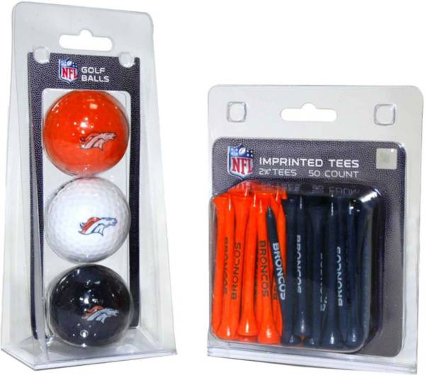 Team Golf Denver Broncos Balls And Tees Gift Set product image
