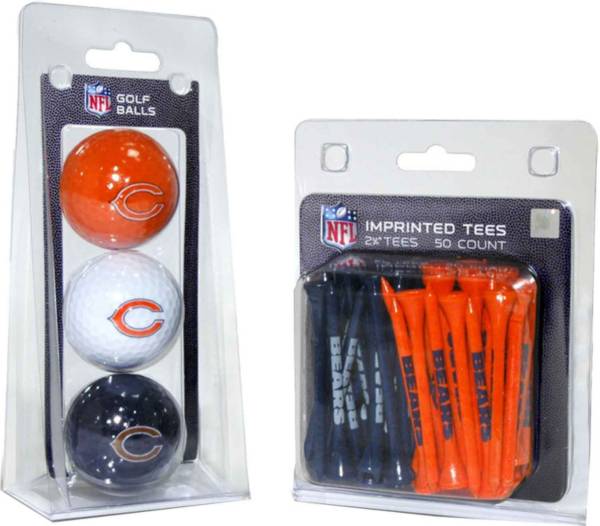 Team Golf Chicago Bears 3 Ball/50 Tee Combo Gift Pack