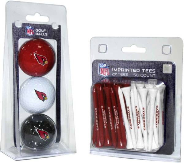 Team Golf Arizona Cardinals 3 Ball/50 Tee Combo Gift Pack