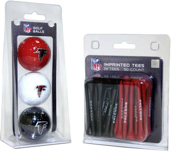 Team Golf Atlanta Falcons 3 Ball/50 Tee Combo Gift Pack