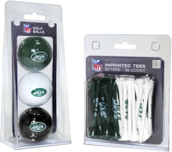 Team Golf New York Jets 3 Ball/50 Tee Combo Gift Pack