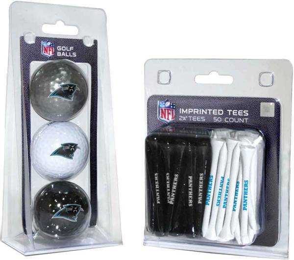 Team Golf Carolina Panthers Balls And Tees Gift Set product image