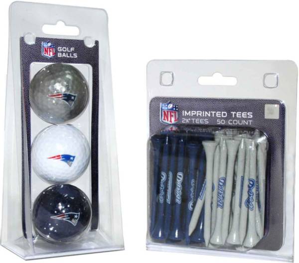 Team Golf New England Patriots Balls And Tees Gift Set product image