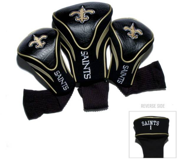 Team Golf New Orleans Saints 3-Pack Contour Headcovers