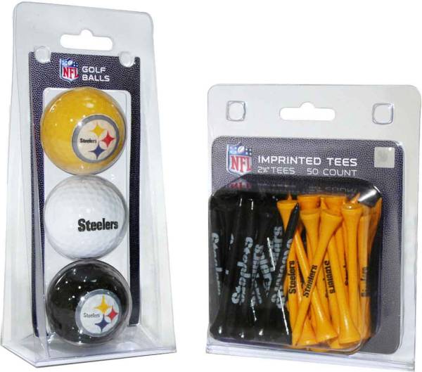 Team Golf Pittsburgh Steelers Balls And Tees Gift Set product image