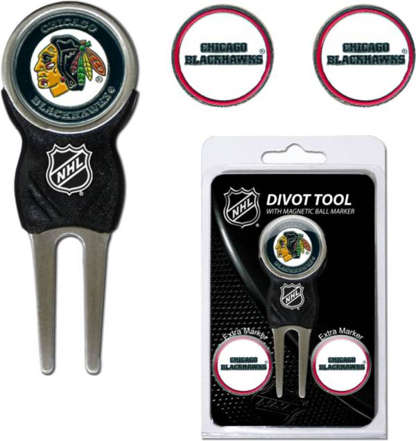 Team Golf Chicago Blackhawks Divot Tool and Marker Set