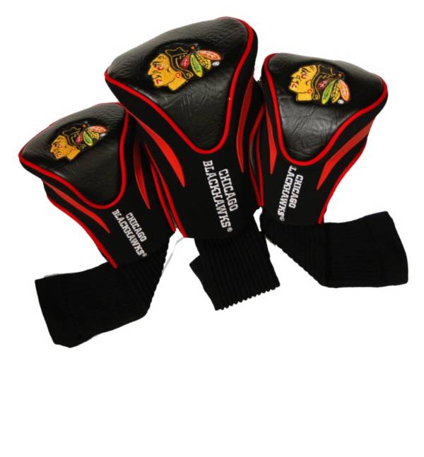 Team Golf Chicago Blackhawks 3-Pack Contour Headcovers