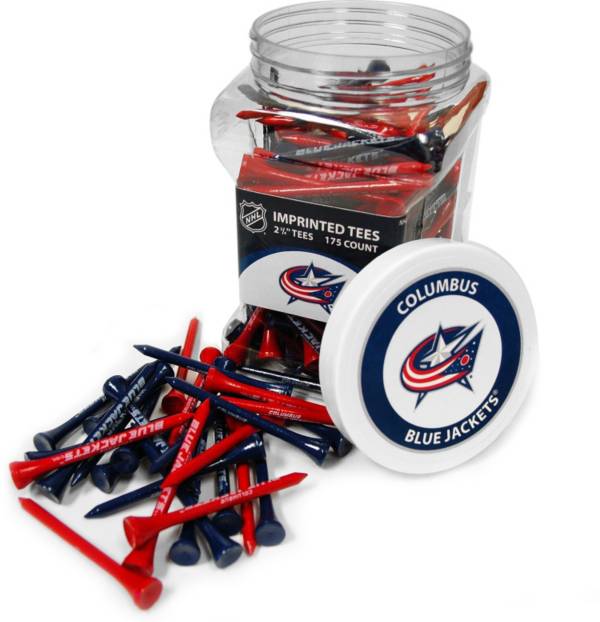 Team Golf Columbus Blue Jackets 175 Count Golf Tee Jar