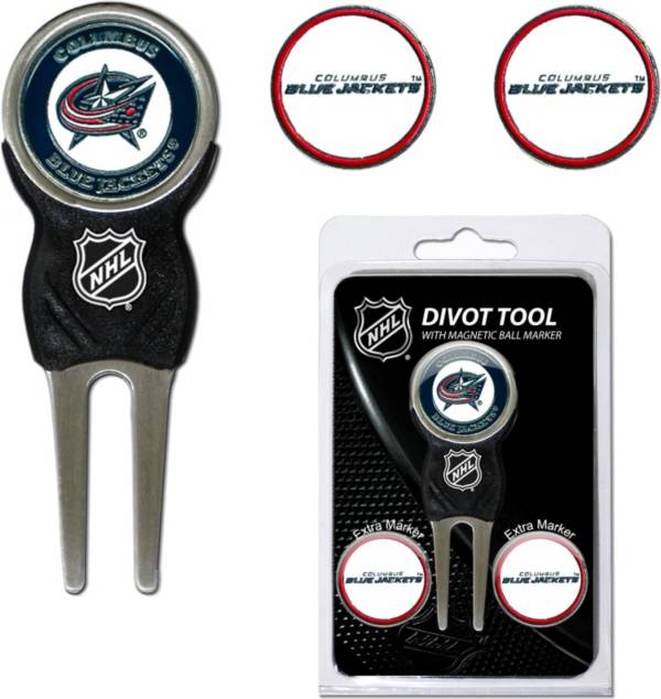 Team Golf Columbus Blue Jackets Divot Tool and Marker Set