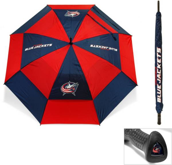 Team Golf Columbus Blue Jackets 62” Double Canopy Umbrella