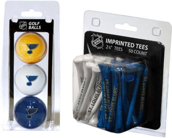 Team Golf St. Louis Blues 3 Ball/50 Tee Combo Gift Pack