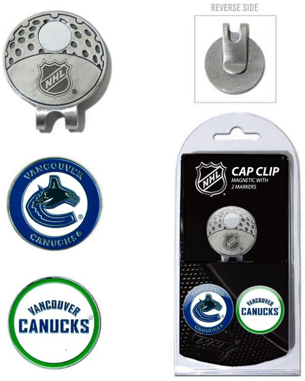 Team Golf Vancouver Canucks Cap Clip And Marker Set