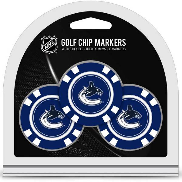 Team Golf Vancouver Canucks Poker Chips Ball Markers - 3-Pack product image
