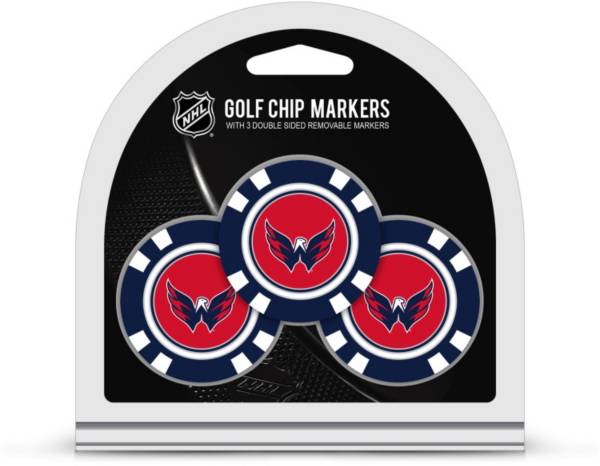 Team Golf Washington Capitals Poker Chips Ball Markers - 3-Pack
