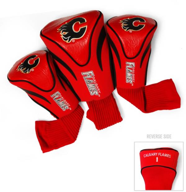Team Golf Calgary Flames 3-Pack Contour Headcovers