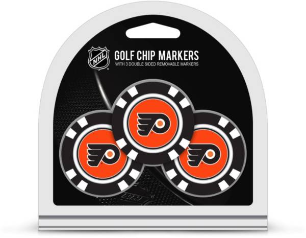 Team Golf Philadelphia Flyers Poker Chips Ball Markers - 3-Pack