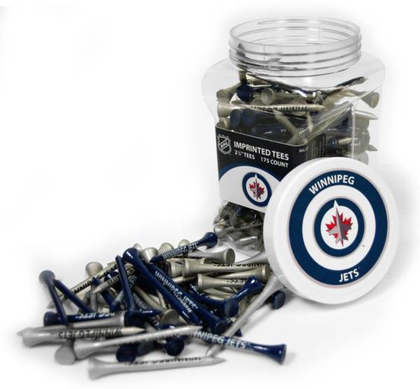 Team Golf Winnipeg Jets 175 Count Golf Tee Jar