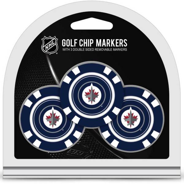 Team Golf Winnipeg Jets Poker Chips Ball Markers - 3-Pack