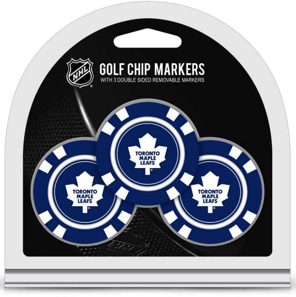 Team Golf Toronto Maple Leafs Poker Chips Ball Markers - 3-Pack
