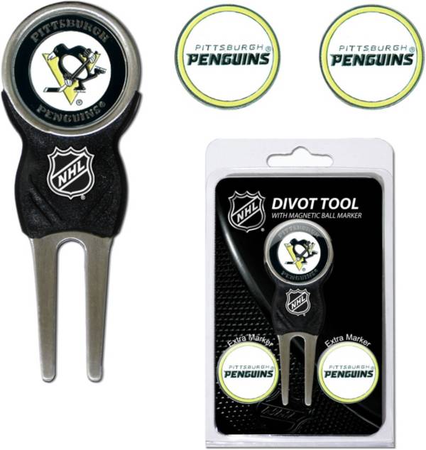 Team Golf Pittsburgh Penguins Divot Tool and Marker Set