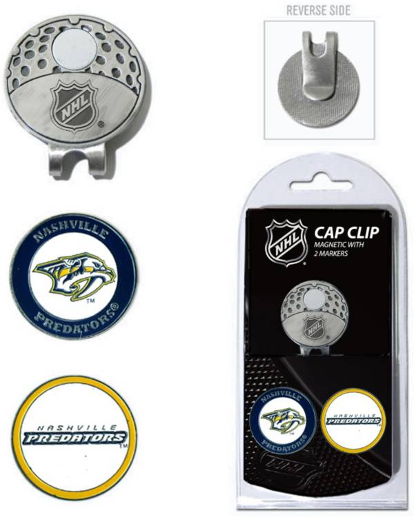 Team Golf Nashville Predators Cap Clip And Marker Set