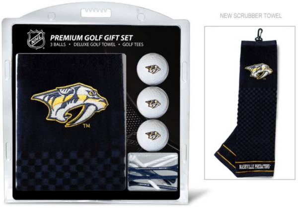 Team Golf Nashville Predators Embroidered Towel Gift Set