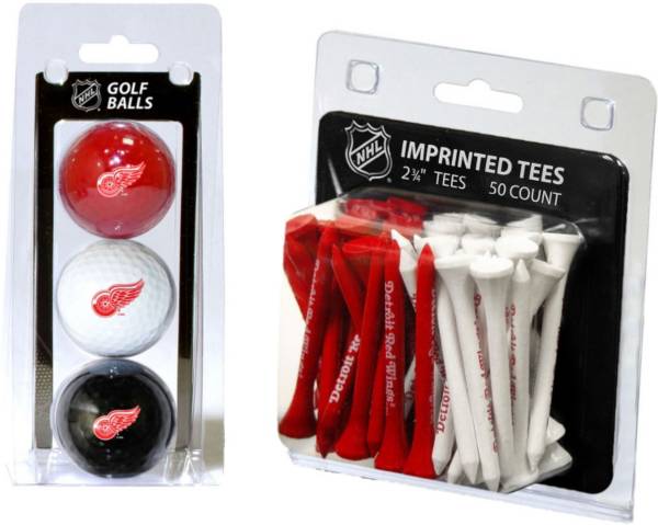 Team Golf Detroit Red Wings 3 Ball/50 Tee Combo Gift Pack product image