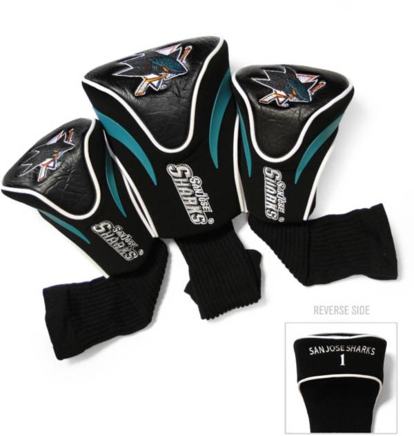 Team Golf San Jose Sharks 3-Pack Contour Headcovers