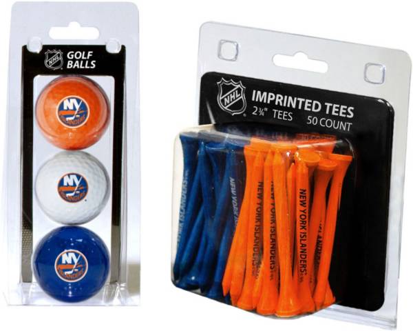 Team Golf New York Islanders 3 Ball/50 Tee Combo Gift Pack