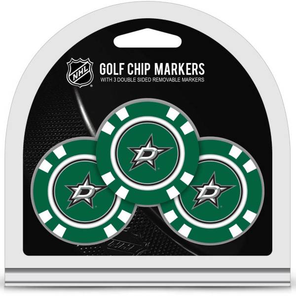 Team Golf Dallas Stars Poker Chips Ball Markers - 3-Pack