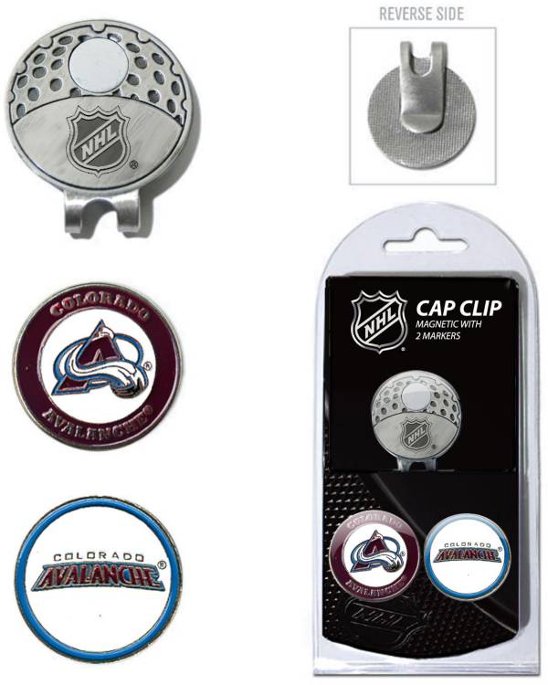Team Golf Colorado Avalanche Cap Clip And Marker Set