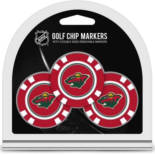 Team Golf Minnesota Wild Poker Chips Ball Markers - 3-Pack product image