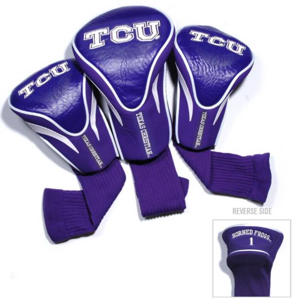 Team Golf TCU Horned Frogs Contour Headcovers – 3-Pack