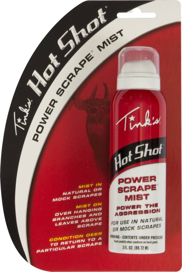 Tink's Hot Shot Power Scrape Starter Mist Deer Attractant – 3 oz