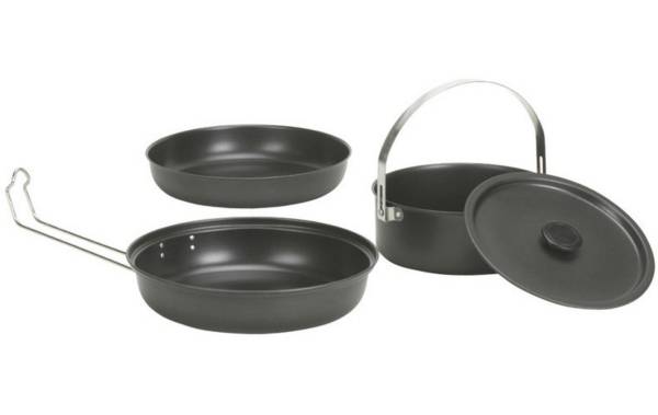 Stansport Black Granite Three Piece Mess Kit