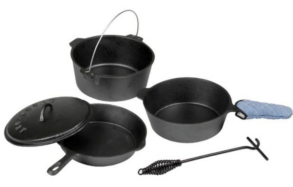 Stansport Pre-Seasoned Cast Iron Cook Set