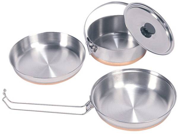 Stansport Stainless Steel Three Piece Mess Kit product image