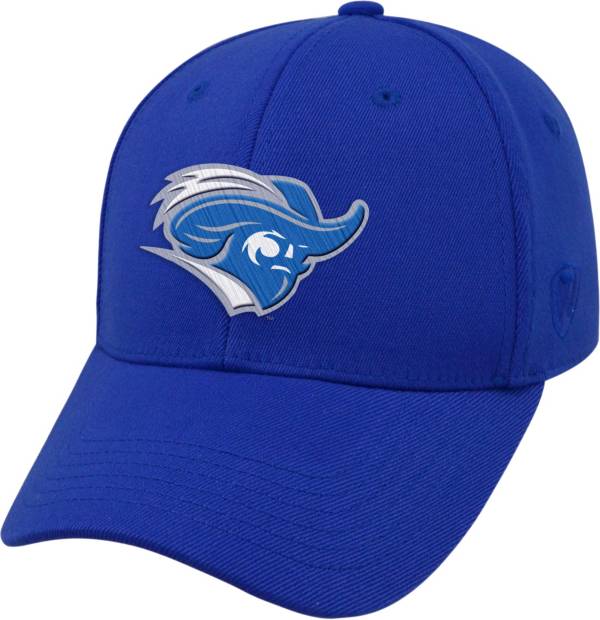 Top of the World Men's Christopher Newport Captains Royal Blue Premium Collection M-Fit Hat