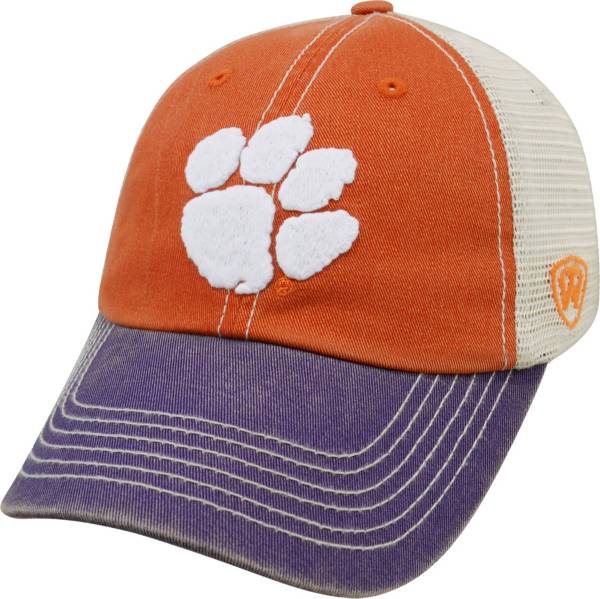 Top of the World Men's Clemson Tigers Orange/White/Regalia Off Road Adjustable Hat product image